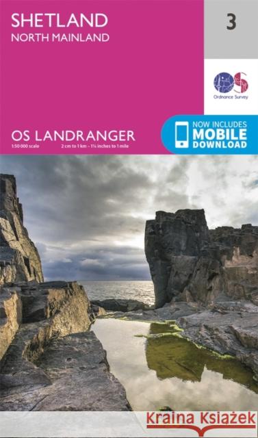 Shetland - North Mainland Ordnance Survey 9780319261019 Ordnance Survey - książka