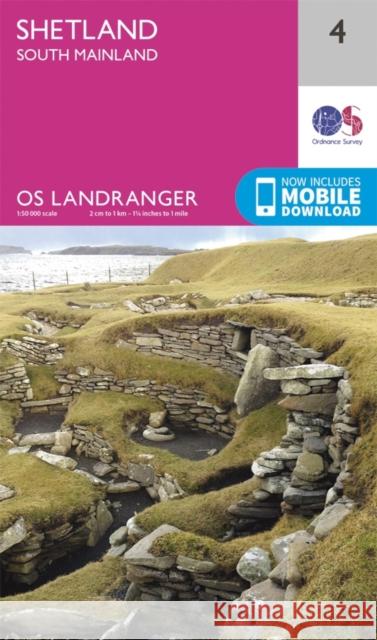Shetland - South Mainland Ordnance Survey 9780319261026 Ordnance Survey - książka