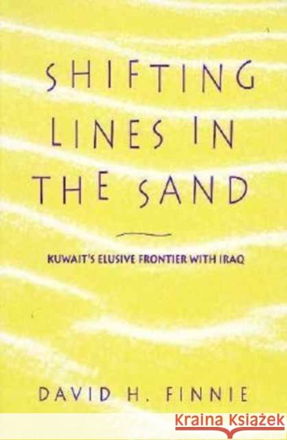 Shifting Lines in the Sand Finnie 9780674806399 Harvard University Press - książka