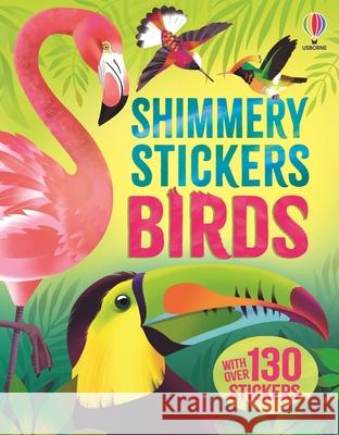 Shimmery Stickers Birds Alice James Rebecca Mills 9781836053842 Usborne Books - książka