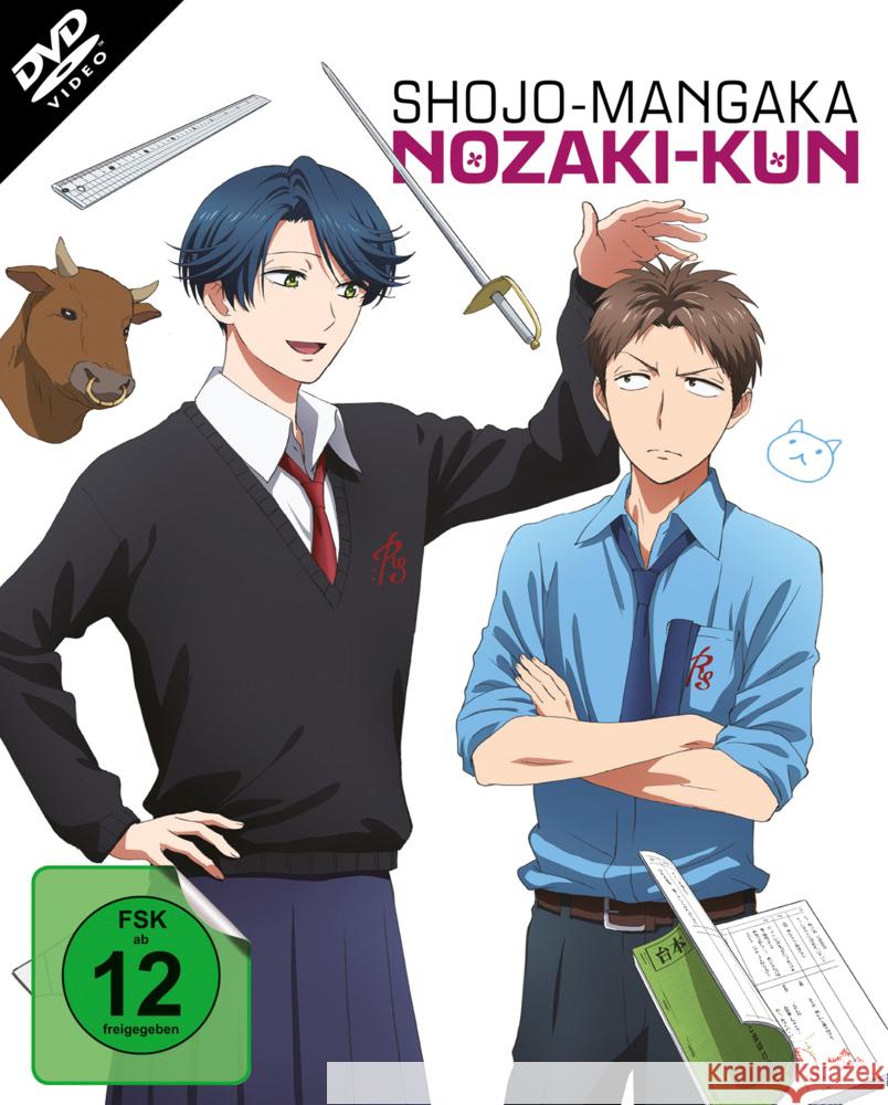 Shojo-Mangaka Nozaki-Kun. Vol.2, 1 DVD  4260623487589 KSM Anime - książka