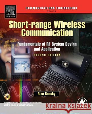 short-range wireless communication: fundamentals of rf system design and application  Alan Bensky 9780750677820 Newnes - książka