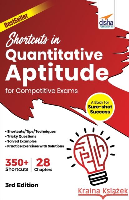 Shortcuts in Quantitative Aptitude for Competitive Exams 3rd Edition Disha Experts 9789391025250 Disha Publication - książka