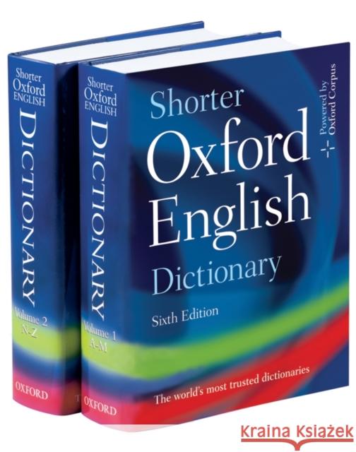 Shorter Oxford English Dictionary Oxford Languages 9780199206872 Oxford University Press - książka