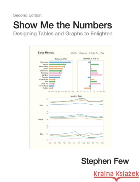 Show Me the Numbers: Designing Tables and Graphs to Enlighten Few, Stephen 9780970601971 Analytics Press - książka