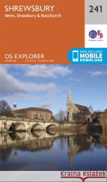 Shrewsbury Ordnance Survey 9780319244340 Ordnance Survey - książka