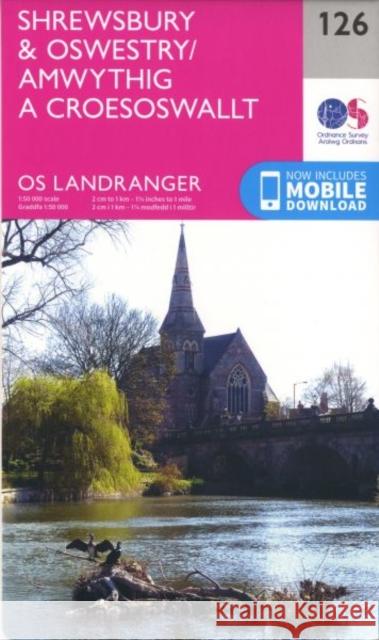 Shrewsbury & Oswestry Ordnance Survey 9780319262245 Ordnance Survey - książka