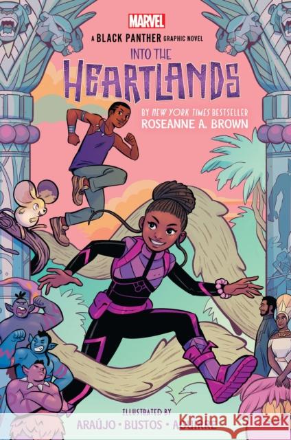 Shuri and T'Challa: Into the Heartlands (A Black Panther graphic novel) Roseanne A. Brown 9781338648058 Scholastic US - książka