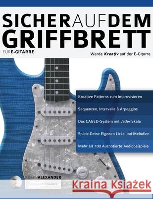 Sicher auf dem Griffbrett für Gitarre Alexander, Joseph 9781911267416 WWW.Fundamental-Changes.com - książka