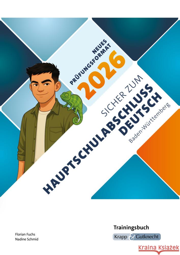 Sicher zum Hauptschulabschluss Deutsch Baden-Württemberg 2026 Fuchs, Florian, Schmid, Nadine 9783963231186 Krapp & Gutknecht - książka