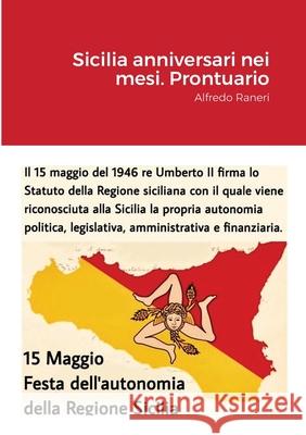 Sicilia Anniversari nei mesi. Prontuario Alfredo Raneri 9781008995178 Lulu.com - książka