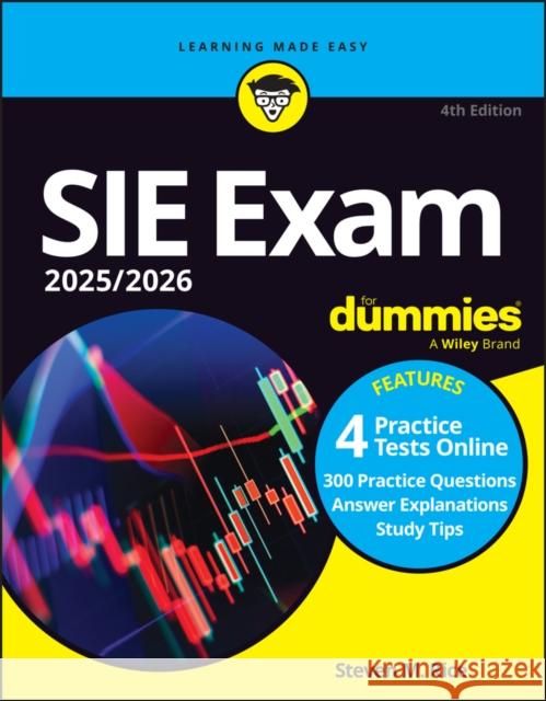 SIE Exam 2025/2026 For Dummies (Securities Industry Essentials Exam Prep + Practice Tests & Flashcards Online) Steven M. (Empire Stockbroker Training Institute) Rice 9781394261871 John Wiley & Sons Inc - książka