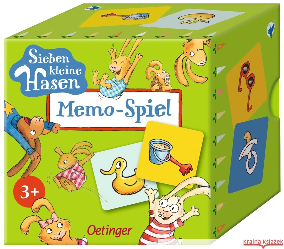Sieben kleine Hasen. Memo-Spiel Praml, Sabine 4260512188696 Oetinger - książka