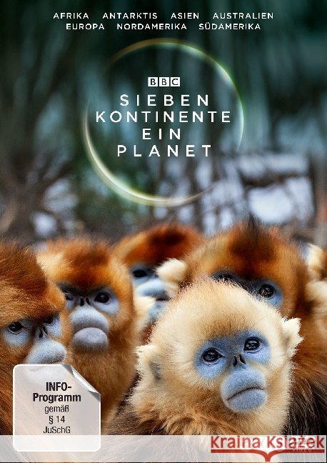 Sieben Kontinente - Ein Planet, 3 DVD  4006448769918 WVG Medien - książka