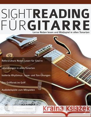 Sight-Reading für Gitarre Joseph Alexander 9781911267515 WWW.Fundamental-Changes.com - książka