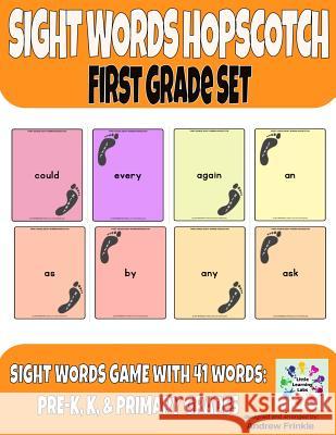 Sight Words Hopscotch First Grade Set Andrew Frinkle 9781515018995 Createspace - książka