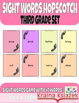 Sight Words Hopscotch Third Grade Set Andrew Frinkle 9781515019947 Createspace - książka