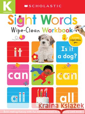 Sight Words: Scholastic Early Learners (Wipe-Clean Workbook) Scholastic 9781338645545 Cartwheel Books - książka