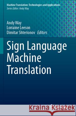 Sign Language Machine Translation  9783031473647 Springer - książka