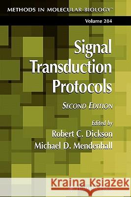 Signal Transduction Protocols Robert C. Dickson Michael D. Mendenhall 9781617374487 Springer - książka