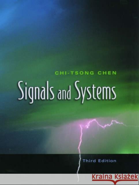 Signals and Systems Chi-Tsong Chen 9780195156614 Oxford University Press - książka