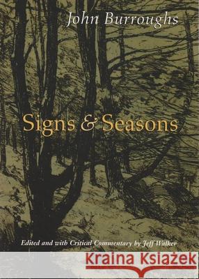 Signs & Seasons Burroughs, John 9780815608752 Syracuse University Press - książka