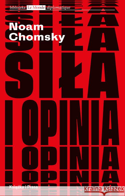 Siła i opinia Chomsky Noam 9788365304803 Książka i Prasa - książka