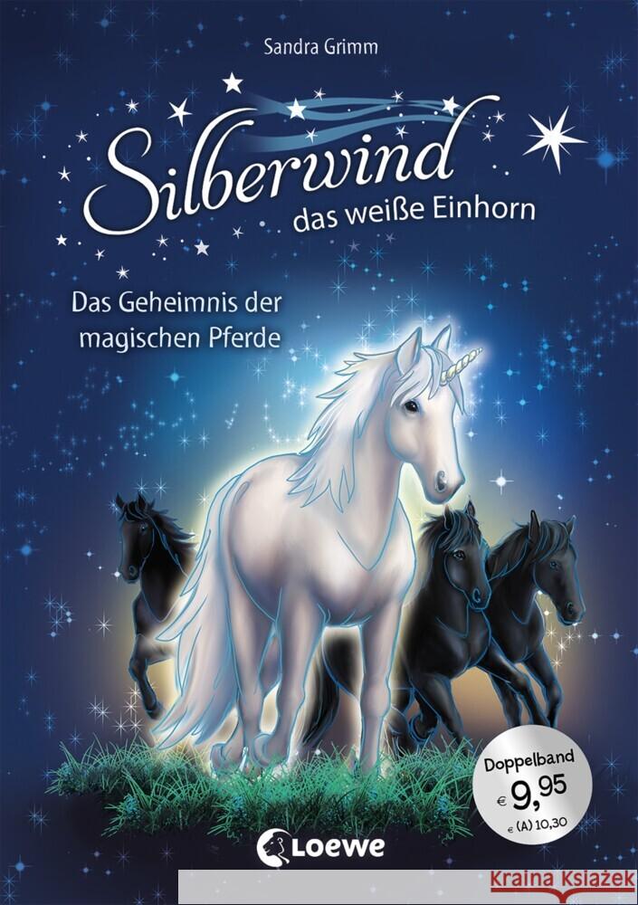 Silberwind, das weiße Einhorn (Band 3-4) - Das Geheimnis der magischen Pferde Grimm, Sandra 9783743208667 Loewe - książka