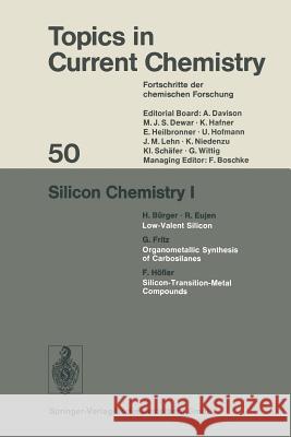 Silicon Chemistry I  9783662159460 Springer - książka