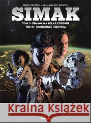 Simak T.1-2 Obława na Solar Coronie/ Mordercze.. Jerry Frissen 9788366291591 Scream Comics - książka