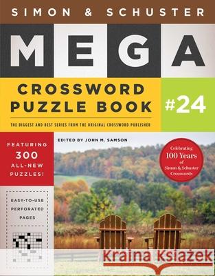 Simon & Schuster Mega Crossword Puzzle Book #24 John M. Samson 9781982194895 Gallery Books - książka