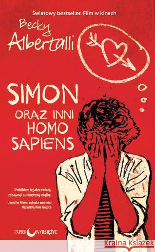 Simon oraz inni homo sapiens Albertalli Becky 9788365830586 Papierowy Księżyc - książka
