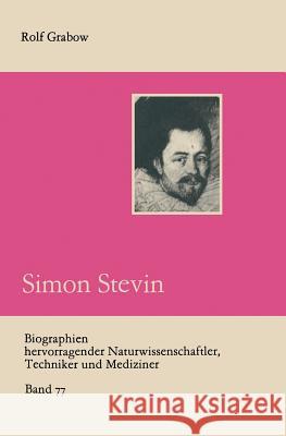 Simon Stevin Rolf Grabow 9783322006431 Springer - książka