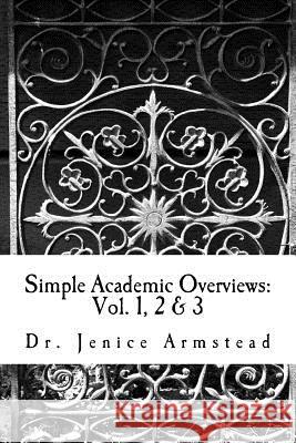 Simple Academic Overviews: Vol. 1, 2 & 3 Dr Jenice R. Armstead 9781522880172 Createspace Independent Publishing Platform - książka