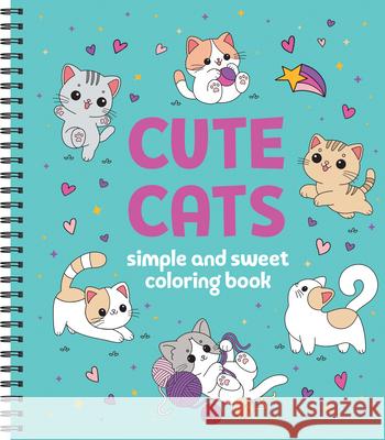 Simple and Sweet Coloring Book: Cute Cats New Seasons                              Publications International Ltd 9781639388707 New Seasons - książka