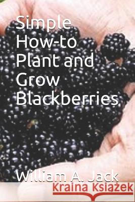 Simple How-To Plant and Grow Blackberries William a. Jack 9781793409447 Independently Published - książka