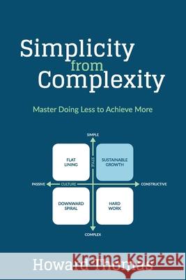 Simplicity from Complexity: Master Doing Less to Achieve More Howard Thomas 9781922714091 Tam Consultants Pty Ltd - książka