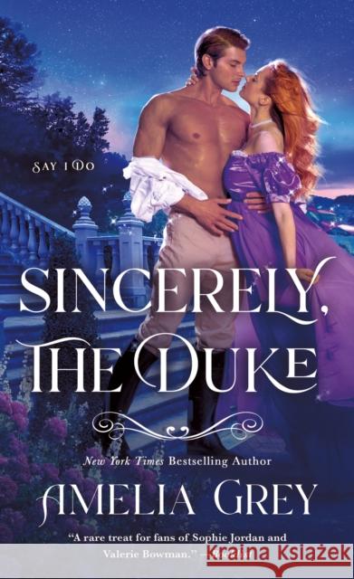 Sincerely, The Duke Amelia Grey 9781250850430 St Martin's Press - książka