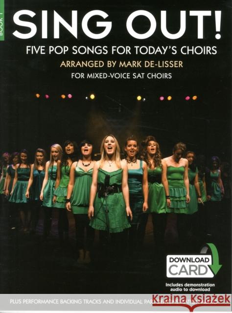 Sing Out! 5 Pop Songs For Today's Choirs - Book 1 Hal Leonard Publishing Corporation 9781785580321 Hal Leonard Europe Limited - książka