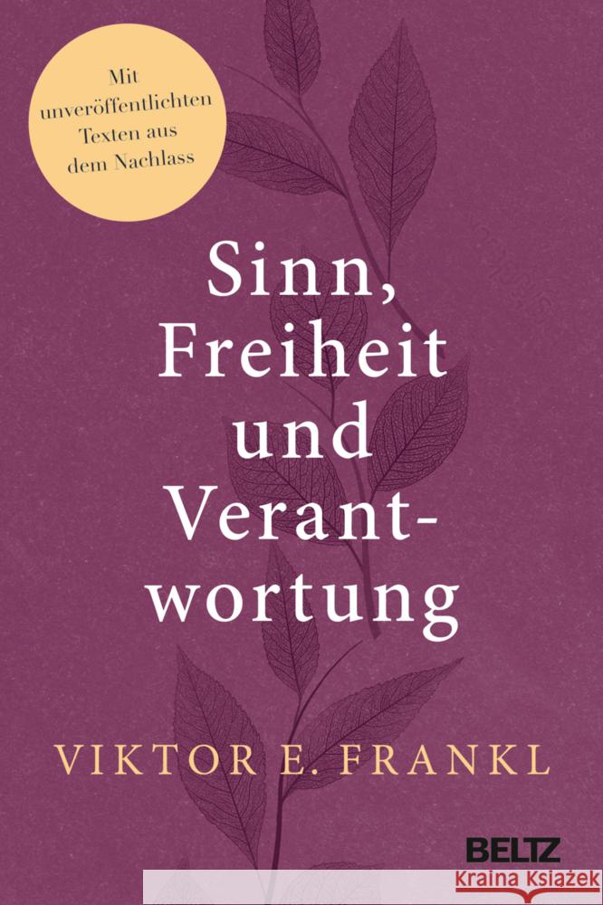 Sinn, Freiheit und Verantwortung Frankl, Viktor E. 9783407867704 Beltz - książka