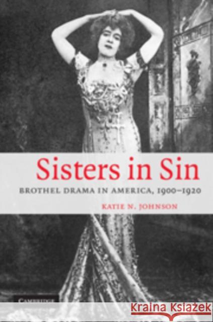 Sisters in Sin: Brothel Drama in America, 1900-1920 Johnson, Katie N. 9780521105132 Cambridge University Press - książka