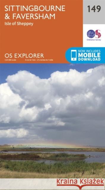 Sittingbourne and Faversham Ordnance Survey 9780319243428 Ordnance Survey - książka
