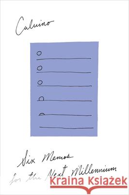 Six Memos for the Next Millennium Italo Calvino Patrick Creagh 9780544146679 Mariner Books - książka