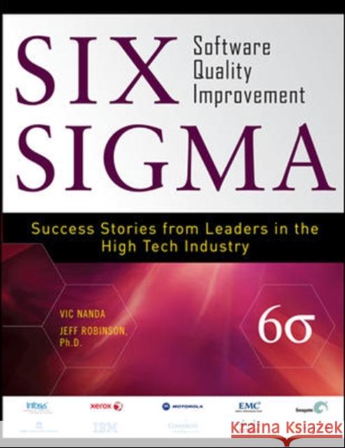 Six SIGMA Software Quality Improvement Nanda, Vic 9780071700627  - książka