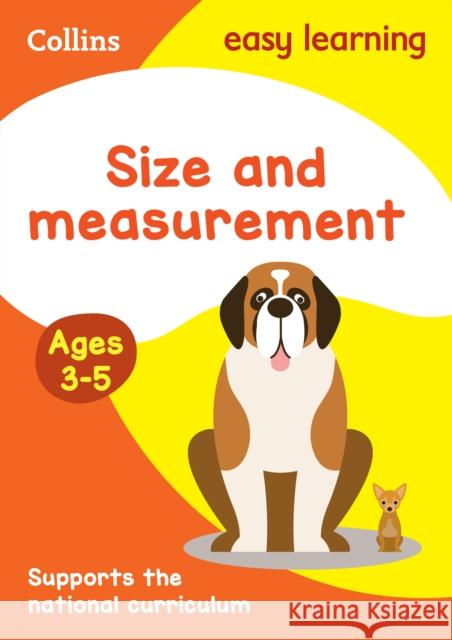 Size and Measurement Ages 3-5: Ideal for Home Learning Collins Easy Learning 9780008151584 COLLINS EDUCATIONAL CORE LIST - książka