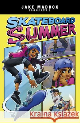 Skateboard Summer Jake Maddox Mel Joy 9781515883425 Stone Arch Books - książka