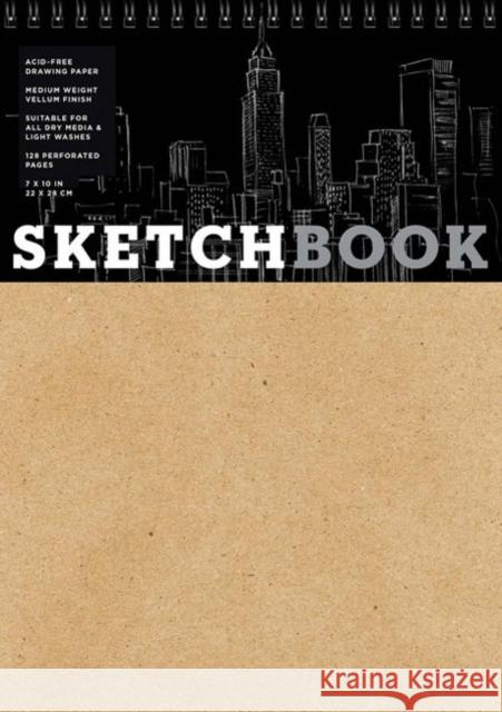 Sketchbook (basic medium spiral fliptop landscape Kraft) Union Square & Co. 9781454931485 Union Square & Co. - książka