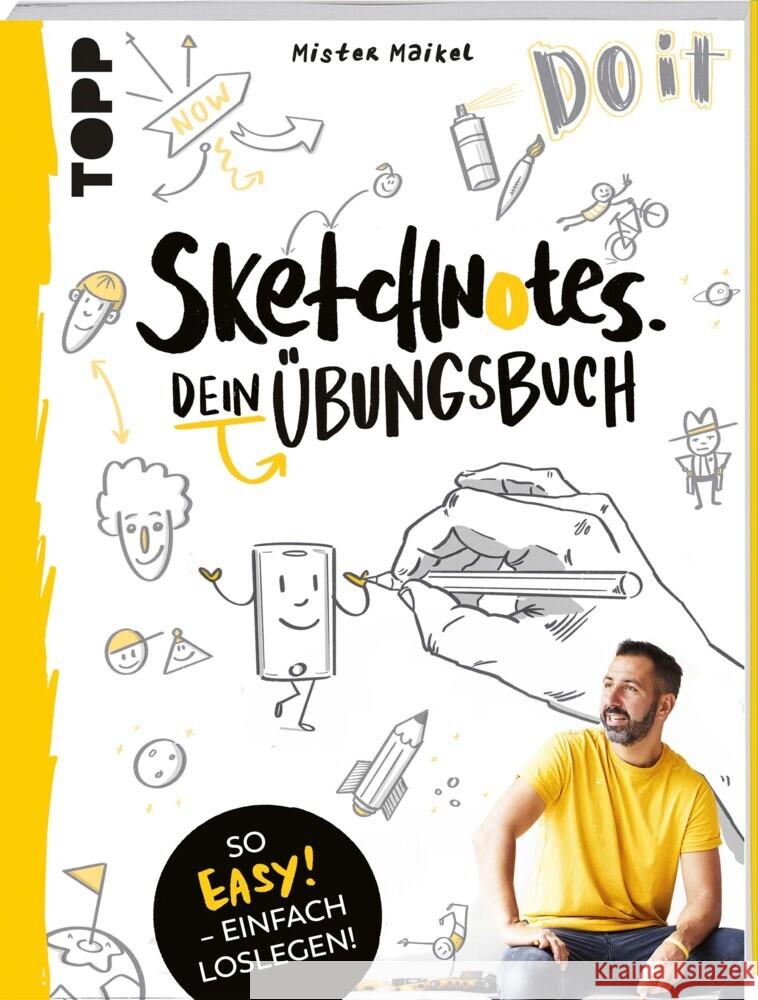 Sketchnotes - Dein Übungsbuch mit Mister Maikel Geiß-Hein, Michael 9783772446887 Frech - książka