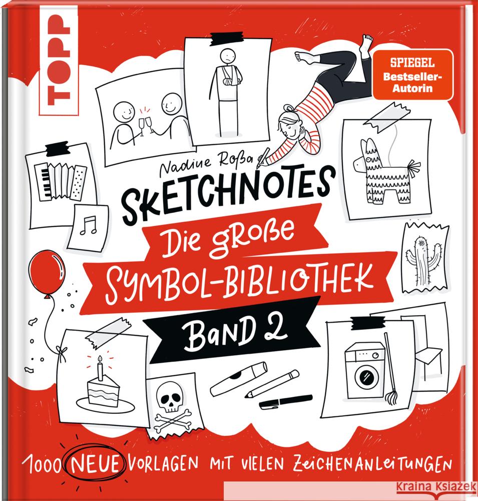 Sketchnotes. Die große Symbol-Bibliothek. Band 2. Von der SPIEGEL-Bestseller-Autorin Roßa, Nadine 9783735880000 Frech - książka
