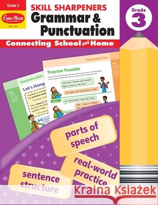 Skill Sharpeners: Grammar & Punctuation, Grade 3 Workbook Evan-Moor Corporation 9781629388717 Evan-Moor Educational Publishers - książka